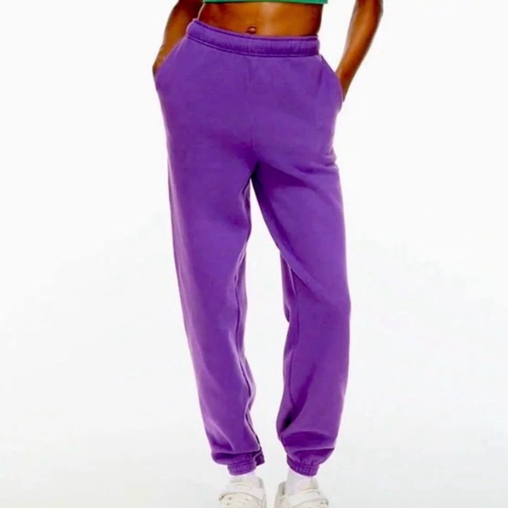 Purple TNA cozy AF Jogger Sweatpants